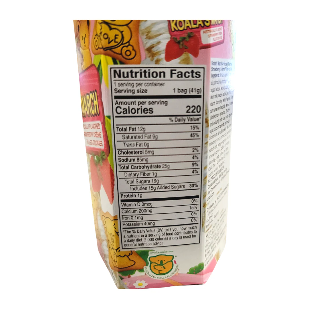 Lotte Koala's March Strawberry Cream Filling 1.45 Oz (41 g) - Image 3