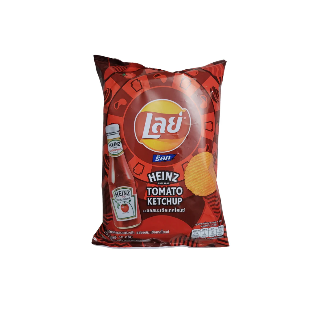 Lays Heinz Tomato Ketchup Potato Chips 1.41 Oz