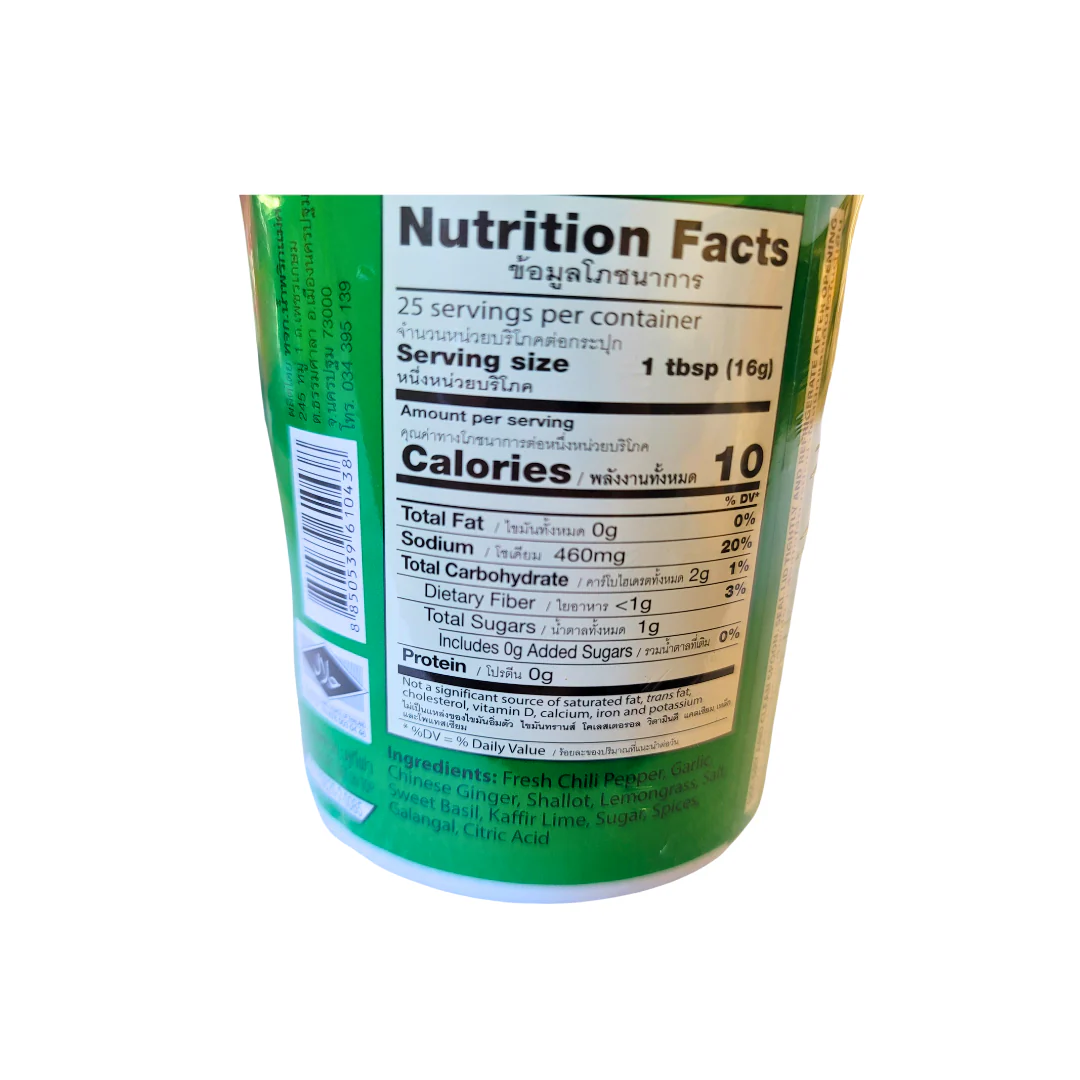 Mae Sri Green Curry Paste 14 Oz (400 g) - Image 3
