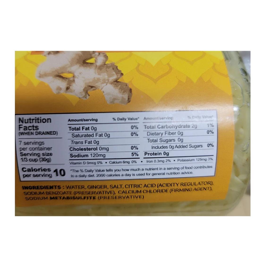 Wang Derm Pickled Ginger Stripped 16 Oz - Image 2